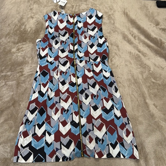 NWT Diane Von Furstenberg Carpreena Geometric Patterned Mini Dress - Picture 9 of 11
